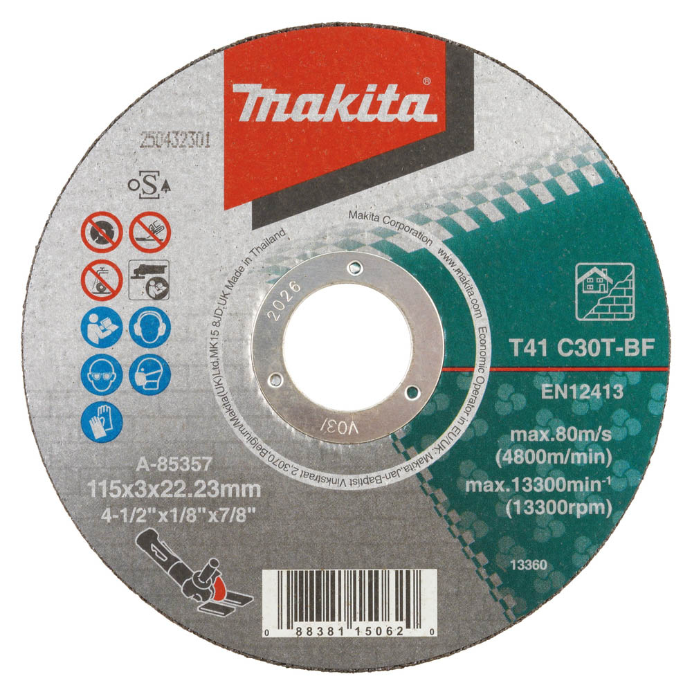 DISC TRONC MAT 115X3 C30T 2G MAKITA - A85357