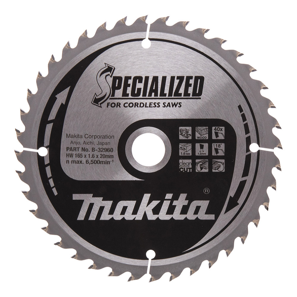 LAM TCT BSS610 165/20/40 BOIS - MAKITA - B-32960