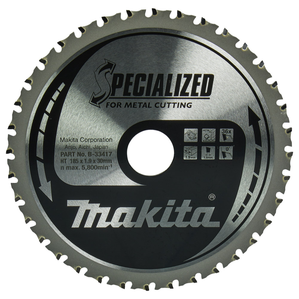 LAME CARBURE METAL PO 185X30MM 36D - MAKITA - B-33417