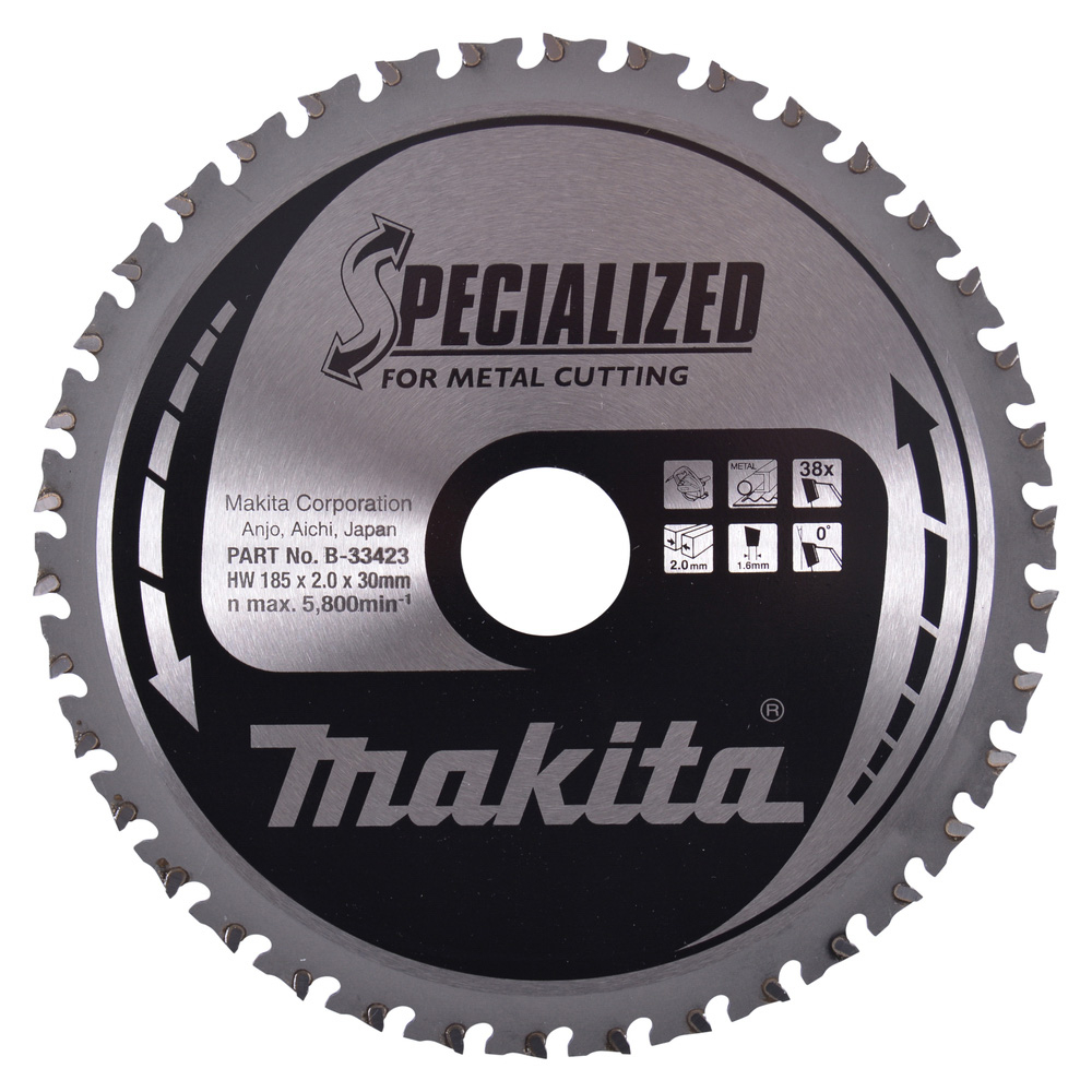 LAM TCT PO 185/30/38 ACIER - MAKITA - B-33423