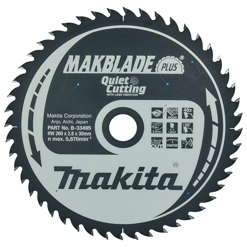 LAM TCT MAKBLADE+ 260/30/48 BOIS - MAKITA - B-33495