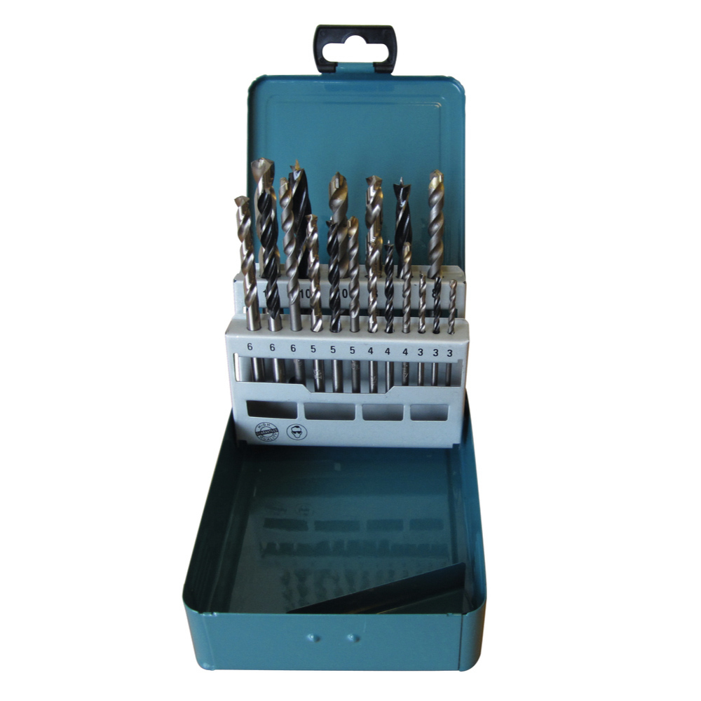 COFFRET FORETS METAL 18PCS MAKITA - D46202