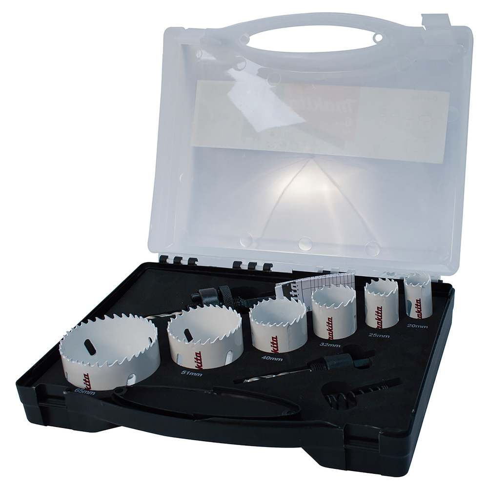 COFFRET MAKITA DE 6 SCIES CLOCHES BI-METAL PLOMBIER -D-41739