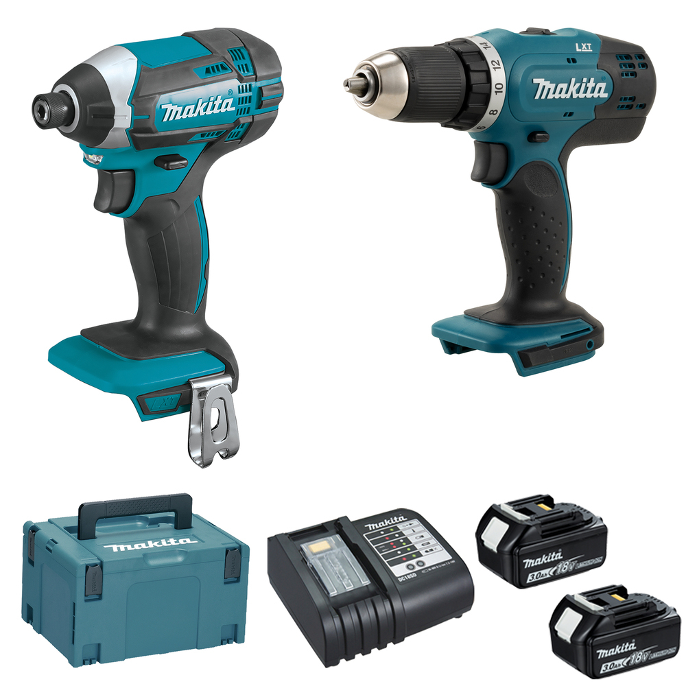 Pack visseuse à chocs DDF453Z & perceuse visseuse D13 mm DTD152 - MAKITA - DLX2141JX2