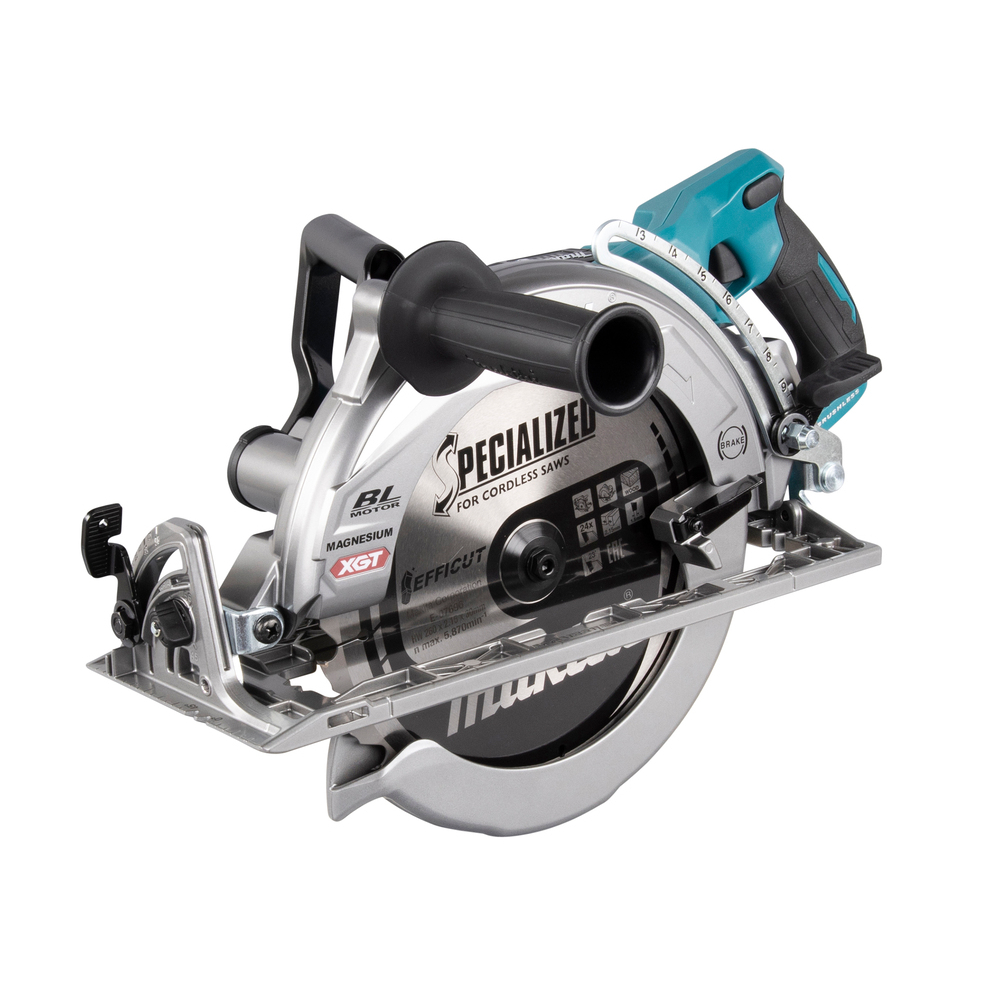 SCIE CIRCULAIRE SANS FIL À POIGNÉE ARRIERE 260 MM - MAKITA - RS002GZ
