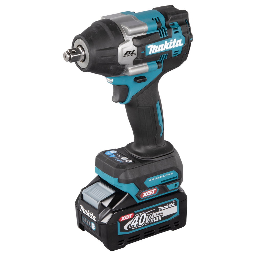 BOULONNEUSE 1/2'' 760NM 40V MAX AVEC BATTERIES - MAKITA - TW007GM201