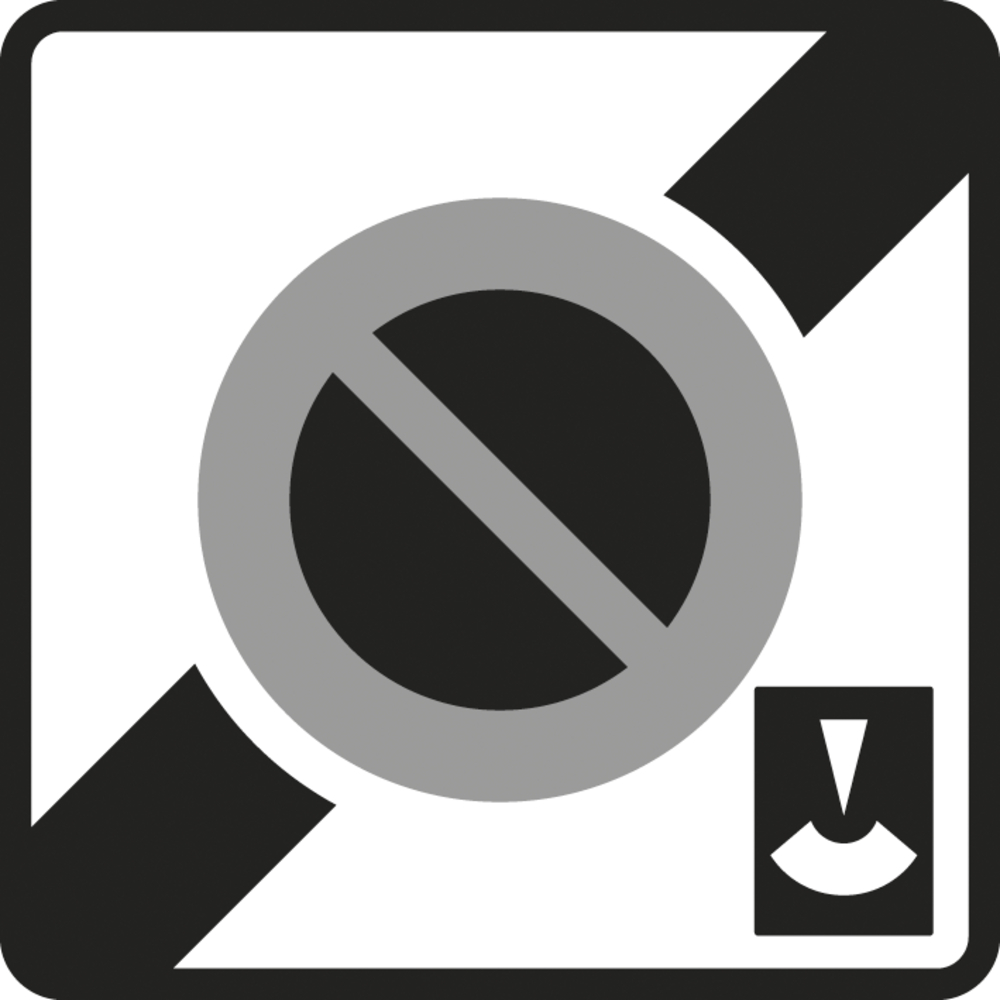 Panneau carré Sortie zone stationnement limité 900 Ecolign B50c cl2 - NADIA SIGNALISATION - CAR900E2B50c