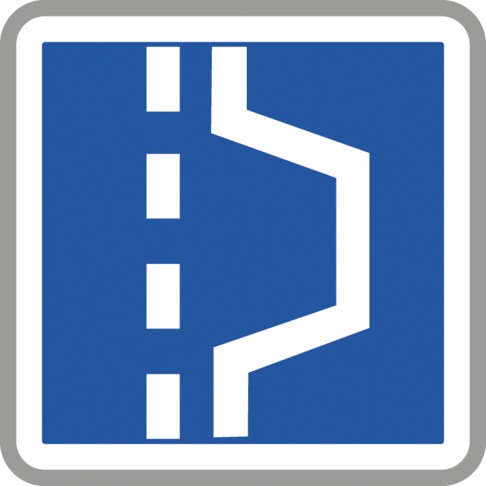 Panneau carré emplacement d'arrêt d'urgence 900 Ecolign C8 cl2 - NADIA SIGNALISATION - CAR900E2C8