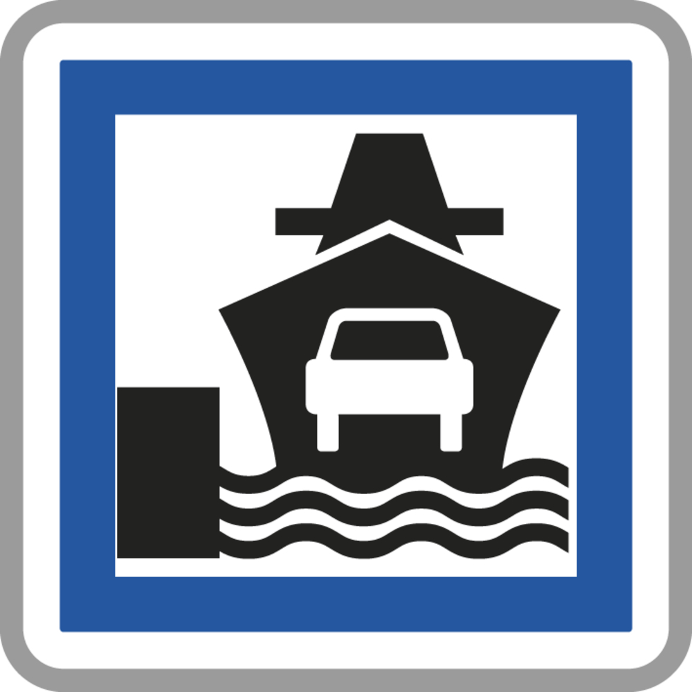 Panneau carré Embarcadère 900 Ecolign CE10 cl2 - NADIA SIGNALISATION - CAR900E2CE10