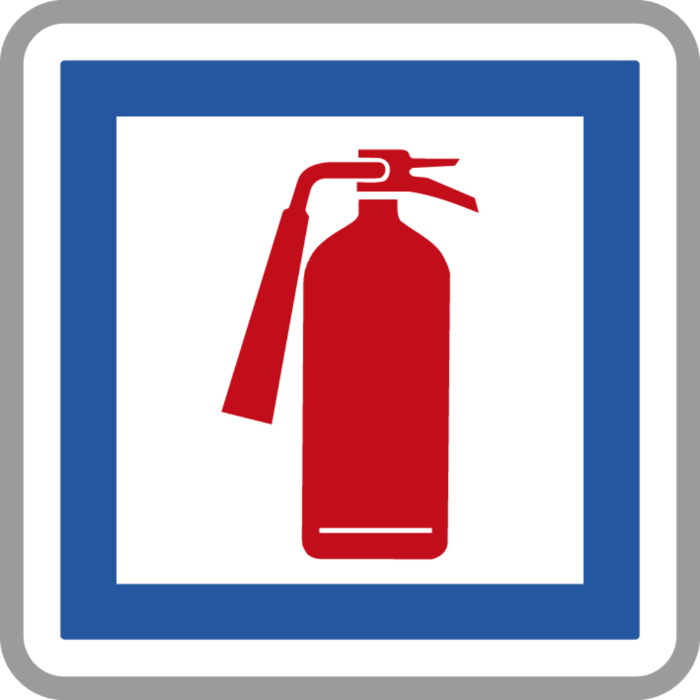 Panneau carré moyen de lutte contre l'incendie 900 Ecolign CE29 cl2 - NADIA SIGNALISATION - CAR900E2CE29
