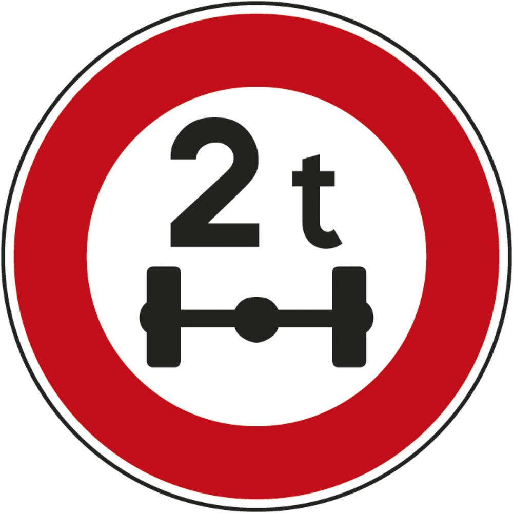 Panneau disque Accès interdit véhicules 450 Ecolign B13a cl2 - NADIA SIGNALISATION - DIS450E2B13a