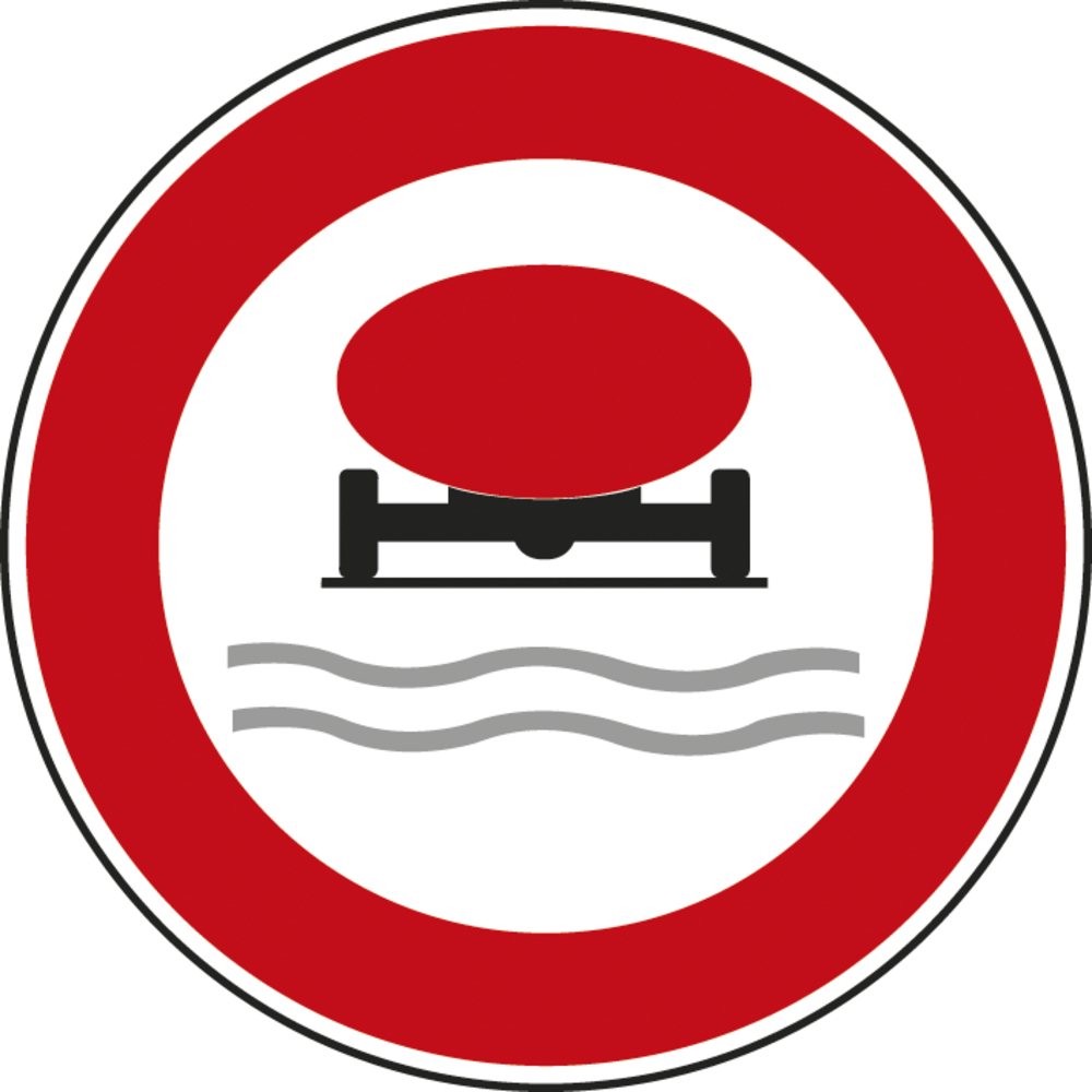 Panneau disque Accès interdit véhicules polluants - 450 Ecolign B18b cl2 - NADIA SIGNALISATION - DIS450E2B18b