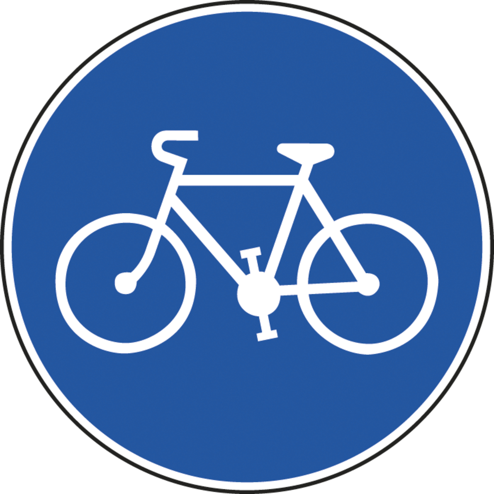 Panneau disque piste cyclable obligatoire 450 Ecolign B22a cl2 - NADIA SIGNALISATION - DIS450E2B22a