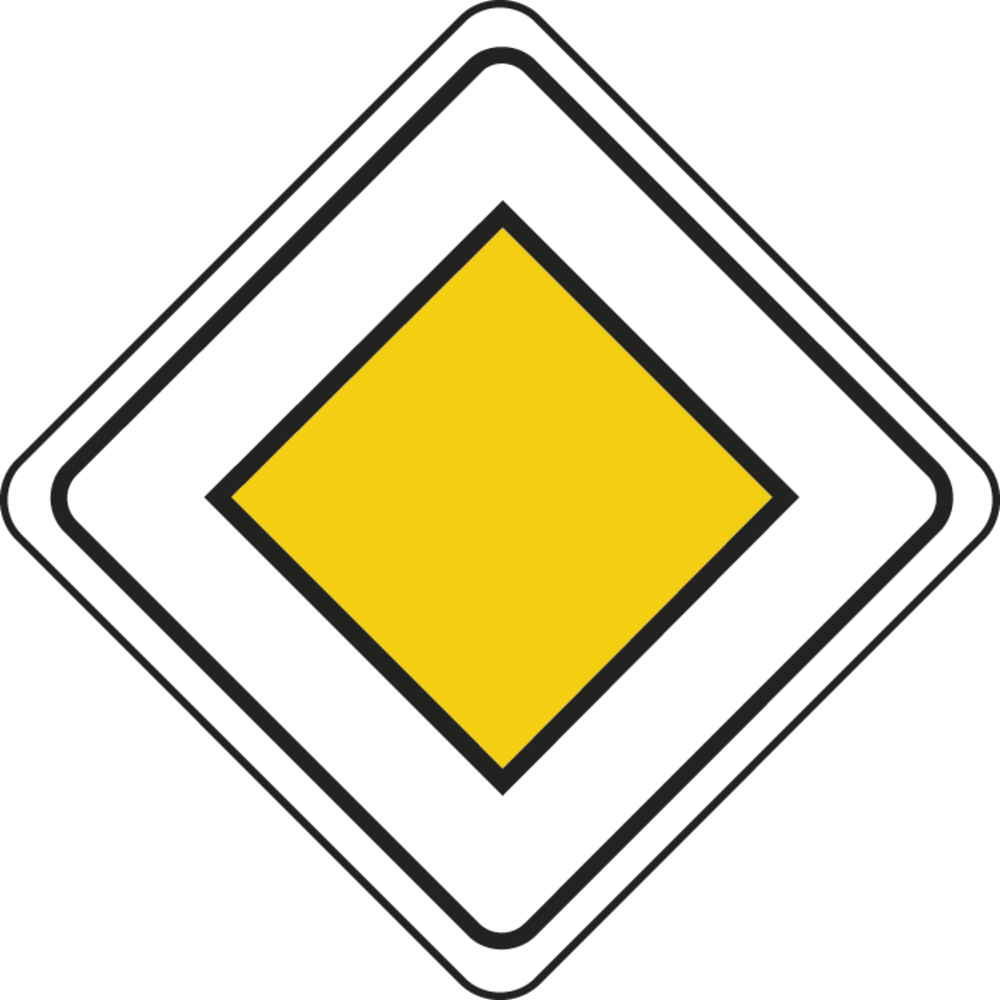 Panneau Losange Indication route prioritaire 900 ECOLIGN AB6 cl1 - NADIA SIGNALISATION - PLOS900E1AB6