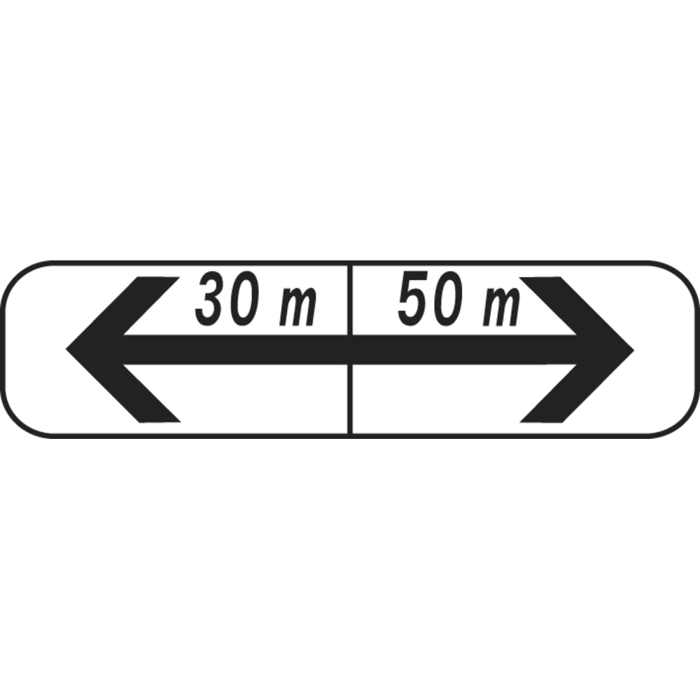 Panneau rectangulaire application stationnement arrêt 1000x300 M8f bis cl2 - NADIA SIGNALISATION - PNC1X0,3E2M8f b