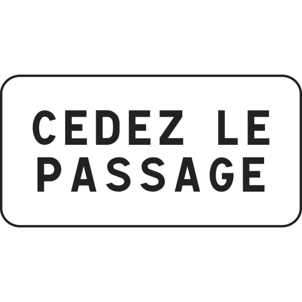 Panonceau d'indications diverses 1000x300 Ecolign M9c cl2 - NADIA SIGNALISATION - PNC1X0,3E2M9c