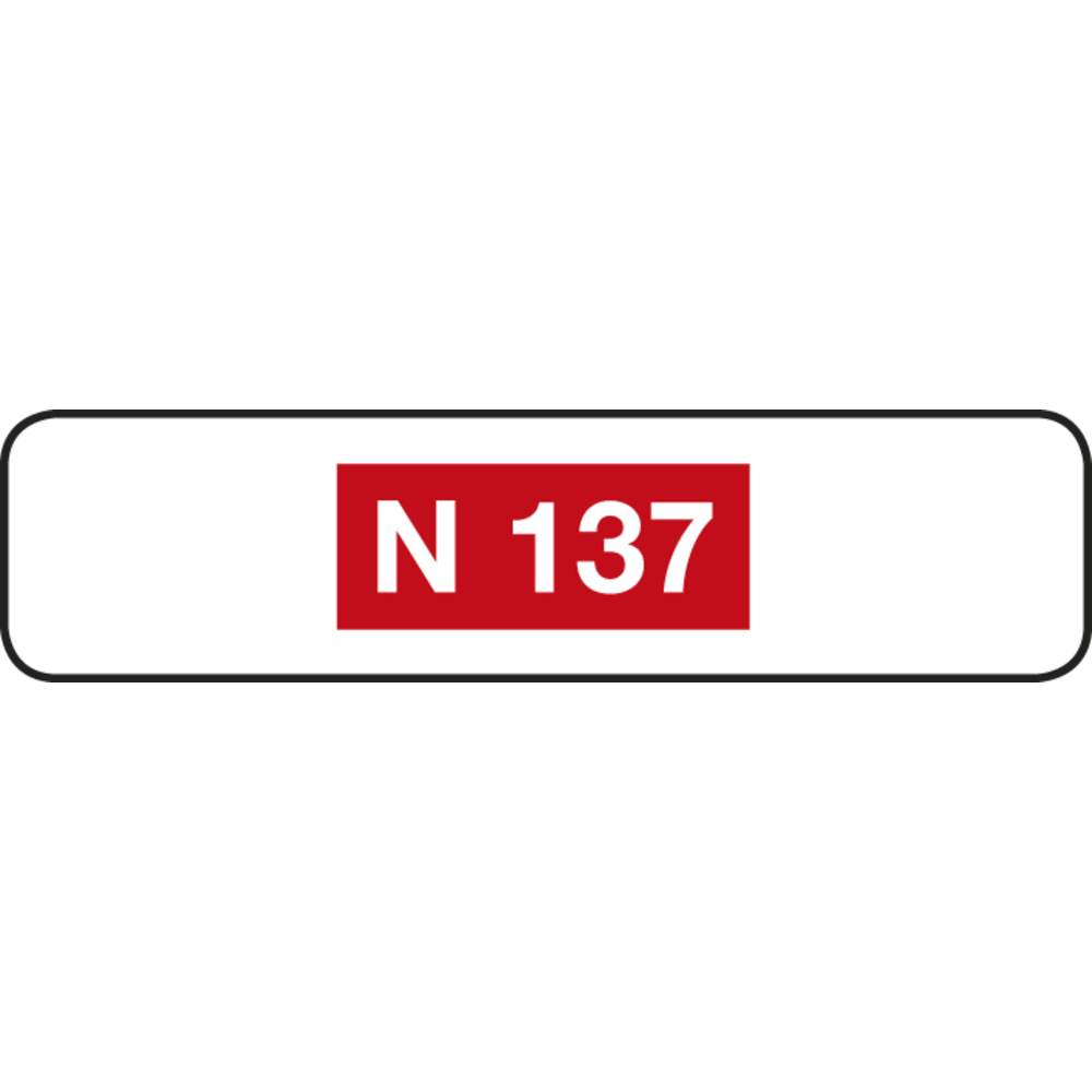 Panonceau identification M10a 1000x600 cl1 - NADIA SIGNALISATION - PNC1X0,6E1M10a