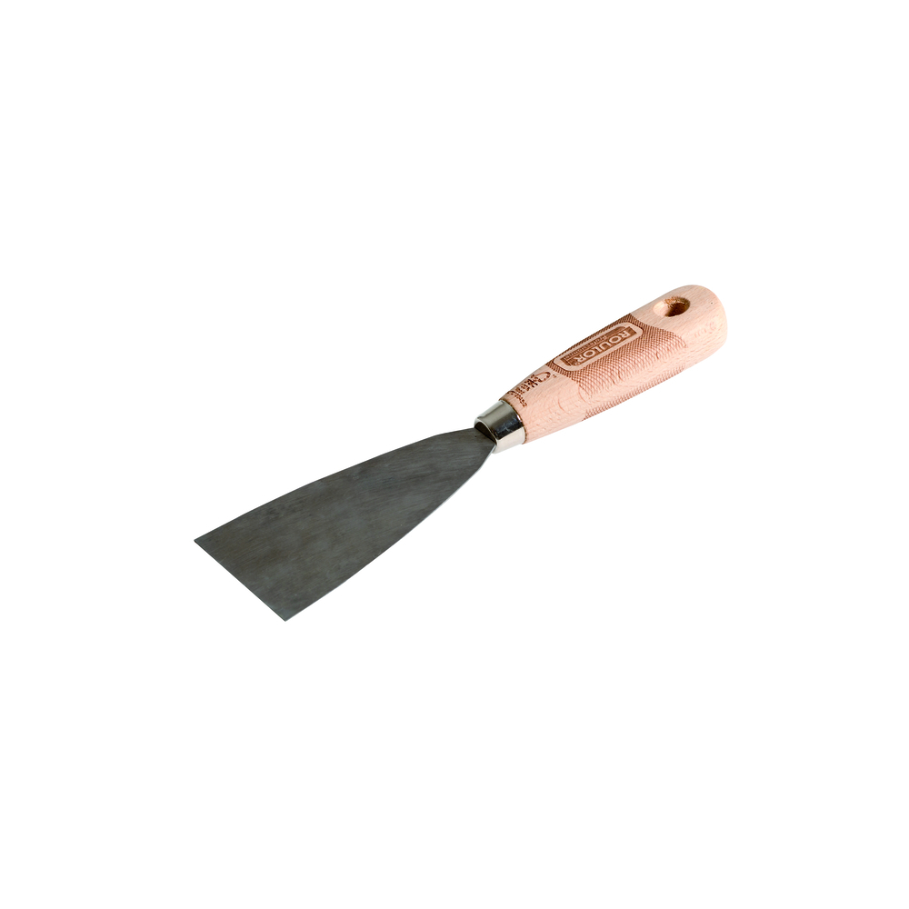 Couteau de peintre acier PRO 6 cm manche bois - ROULOR - 146340