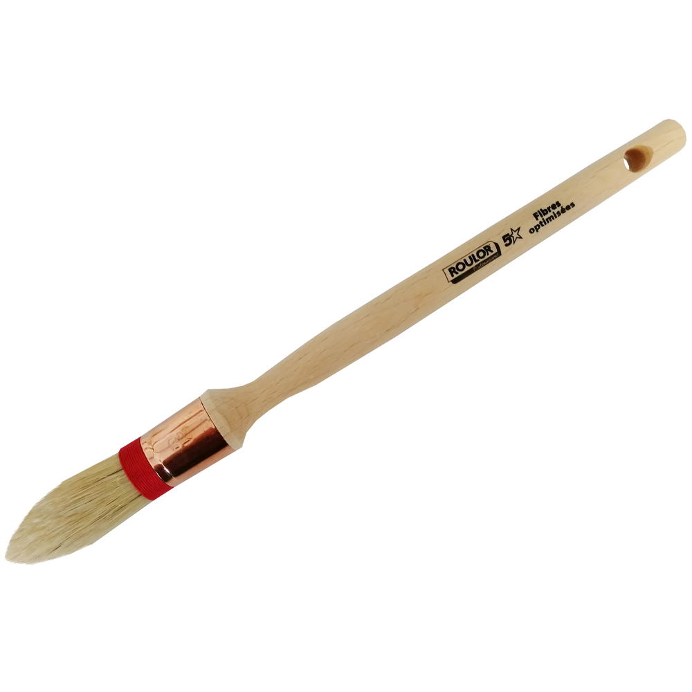 Brosse 5* à réchampir n°0 pour peinture phases solvantées - ROULOR - 416018