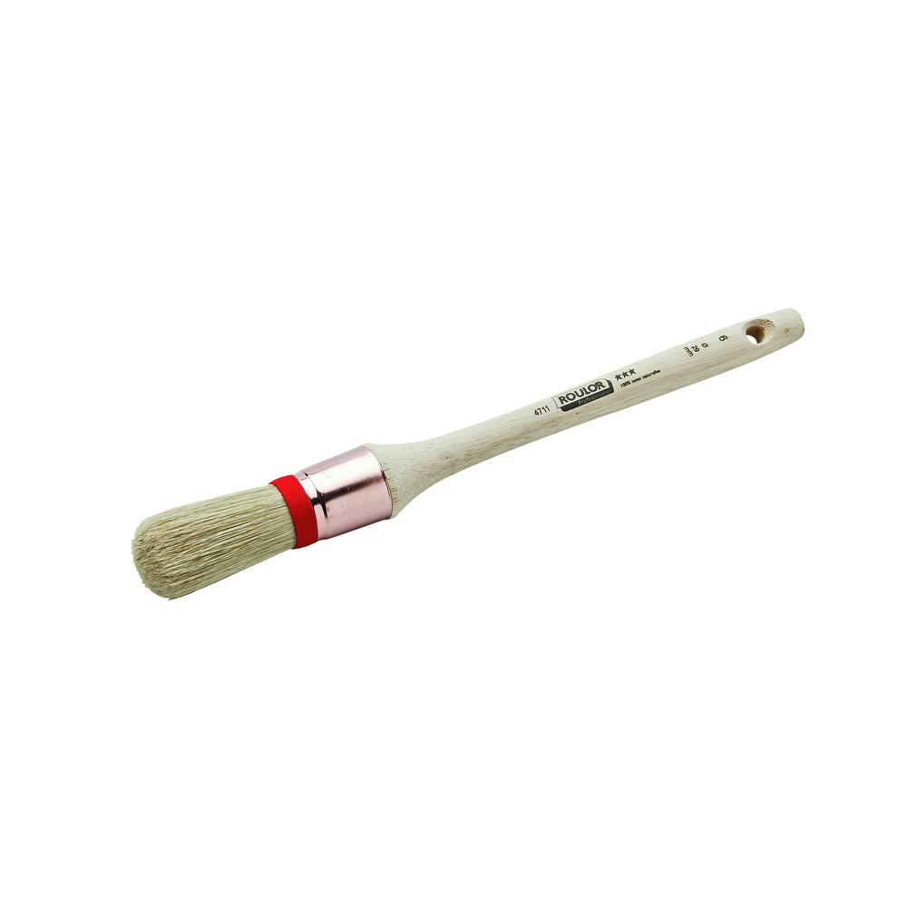 Brosse 3* pouce n°0 pour peinture phases solvantées - ROULOR - 471118
