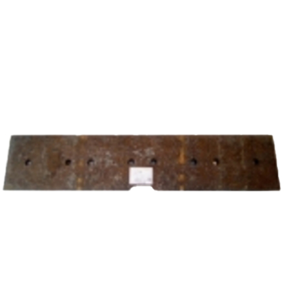 Contre lame de godet centrale reversible 8 trous en 1