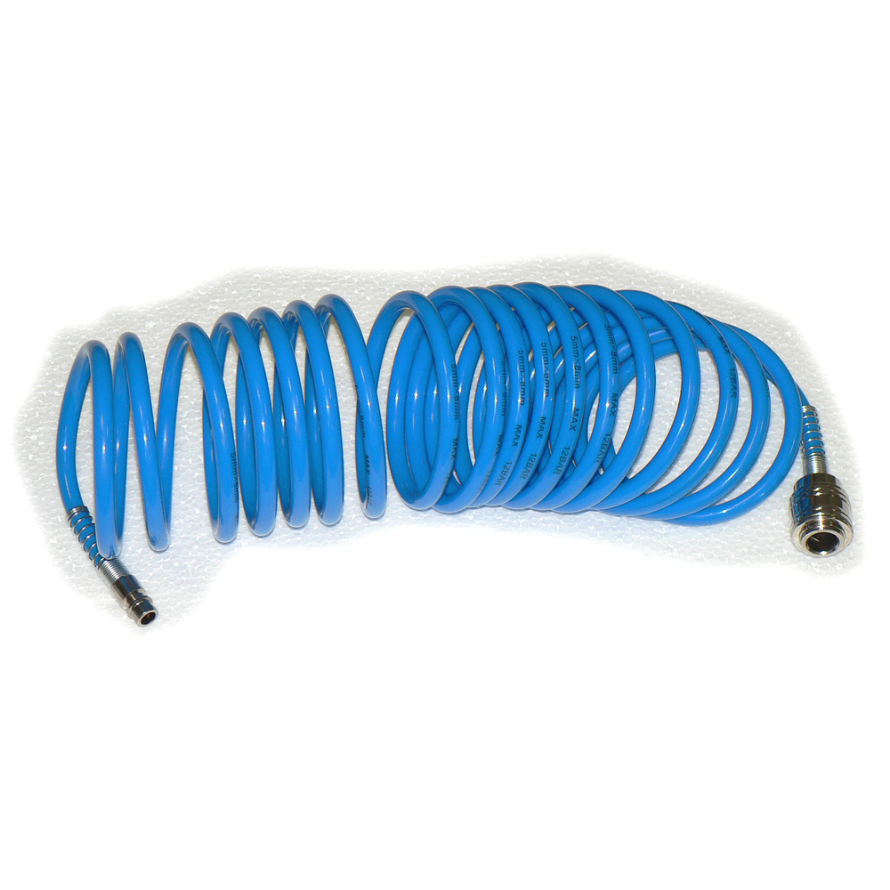 Tuyau air comprimé PRODIF 5x8 10 bars longueur 7.5m raccord rapide - 6075