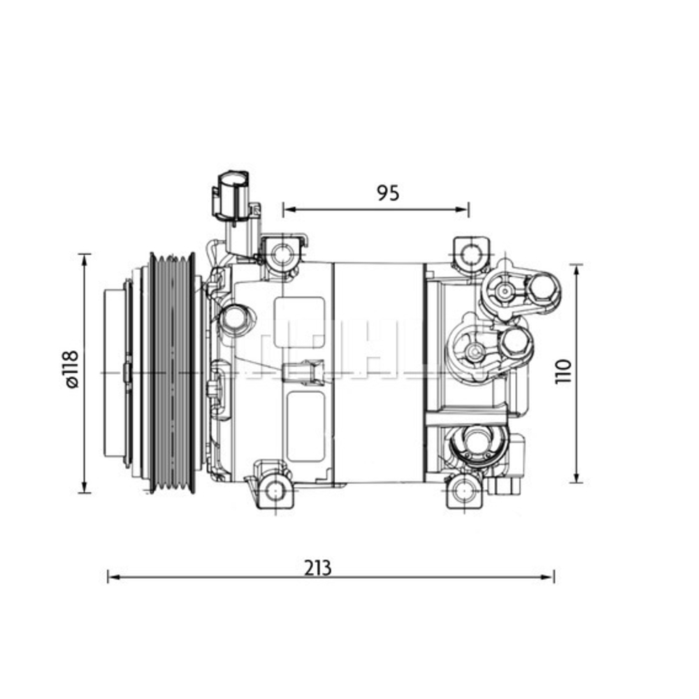 Compresseur de clim Kia/Hyundai - Mahle Neuf - 090.155.089.310