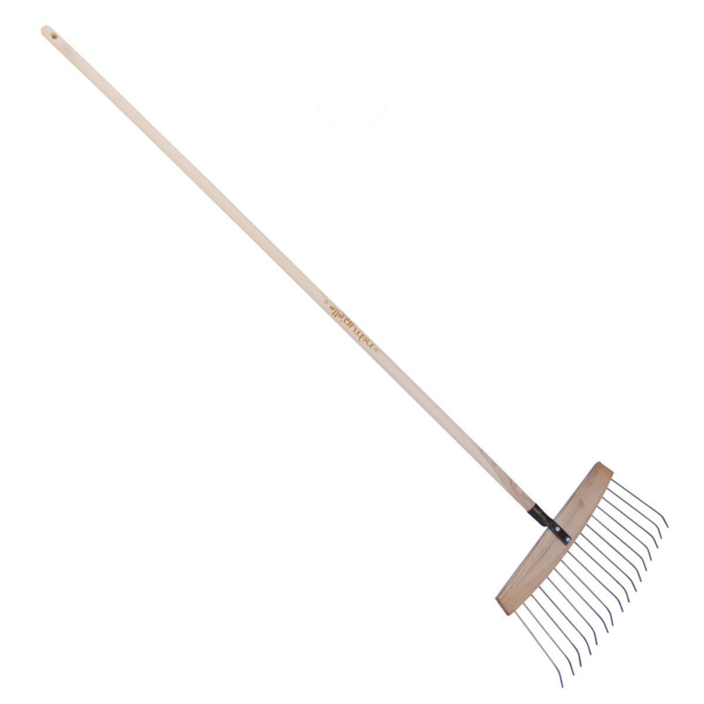 BALAI A FEUILLES ET GAZON BOIS/ACIER EMMANCHÉ 1.65 M PEFC 100 % NAT / MIEL PERRIN - 508042