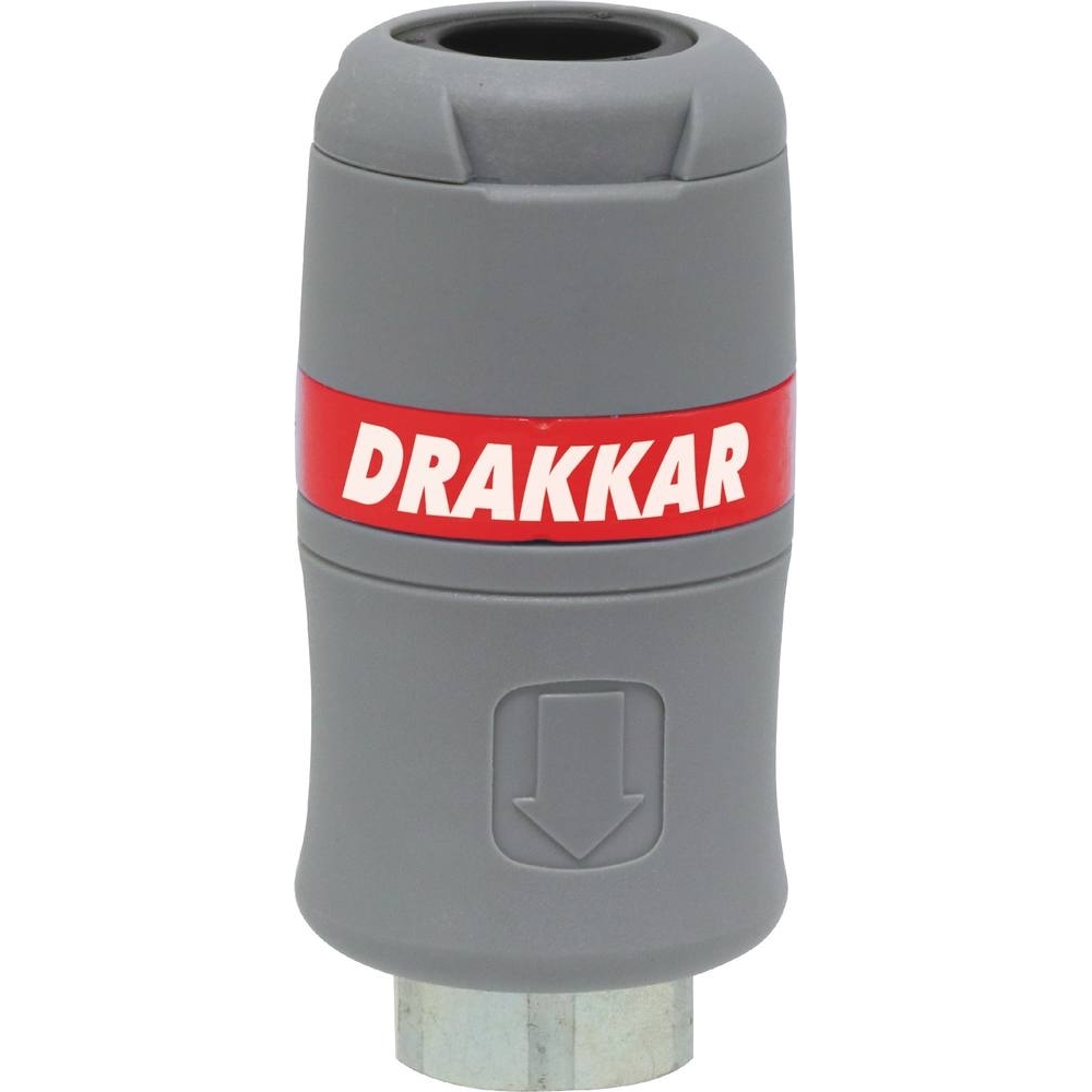 Raccord rapide femelle passage d'air 8mm filetage femelle 3/8 - Lot de 5 - DRAKKAR EQUIPEMENT - 01374.05