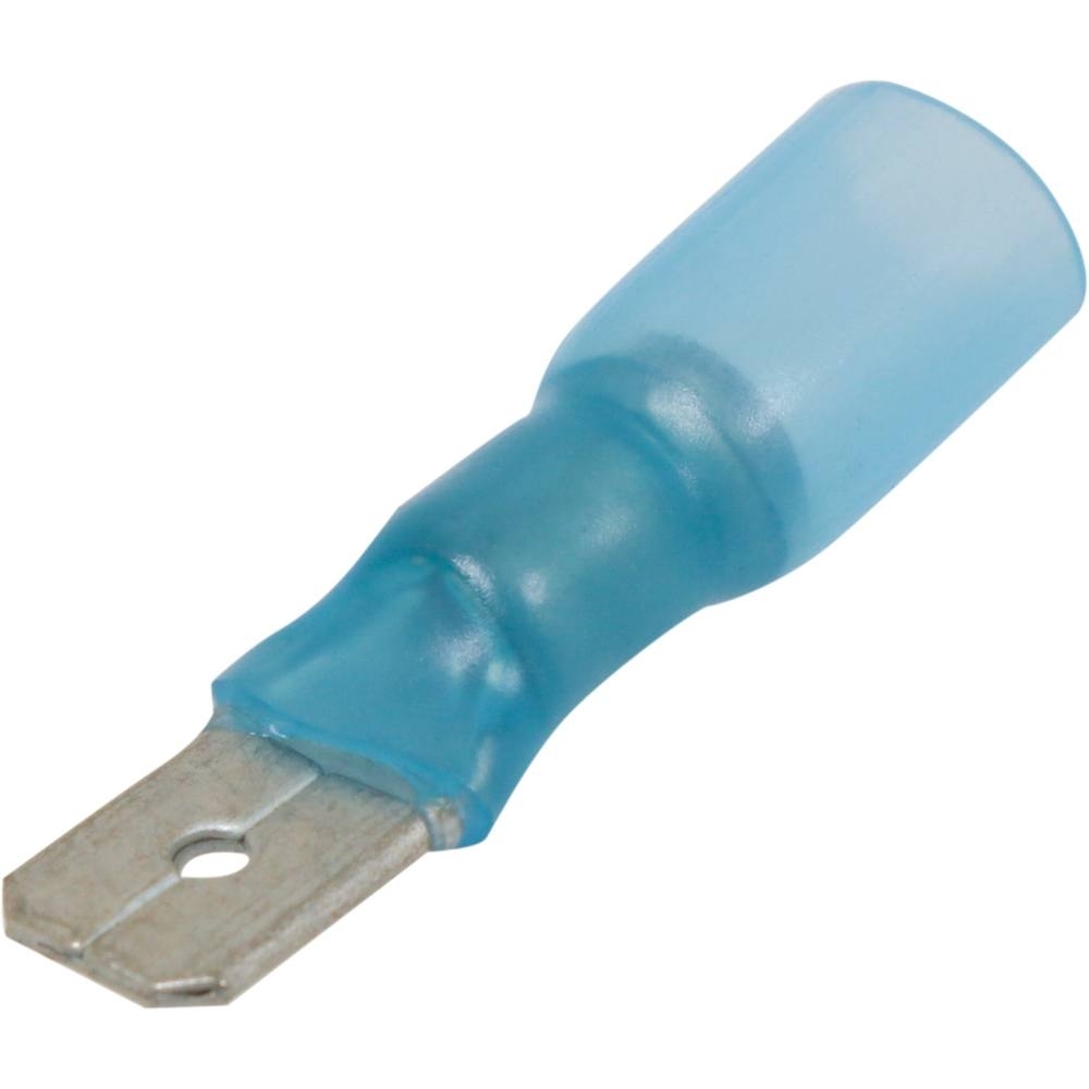 Cosses plates mâles isolées thermorétractables - Lot de 50 - SODELEC - 02729.50