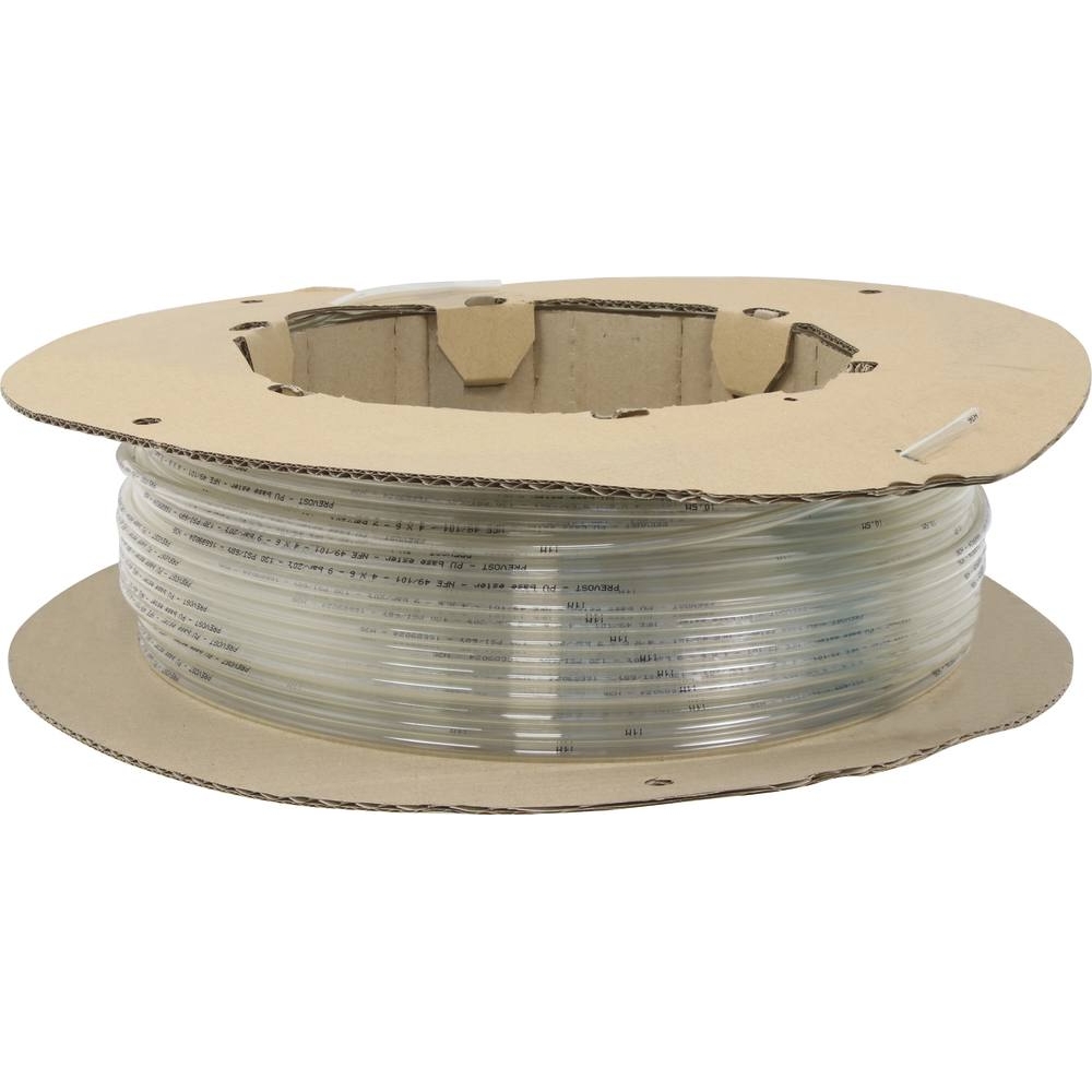 Tuyau air comprimé en polyuréthane incolore 4x6mm 100m - 06527