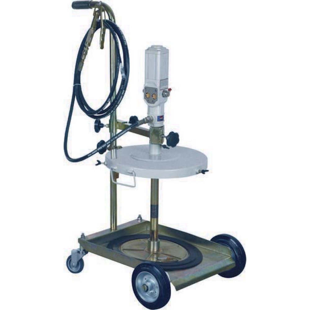 Ensemble pompe pneumatique pour graisse 50/60kg tuyau 4m avec chariot DRAKKAR EQUIPEMENT - 07125