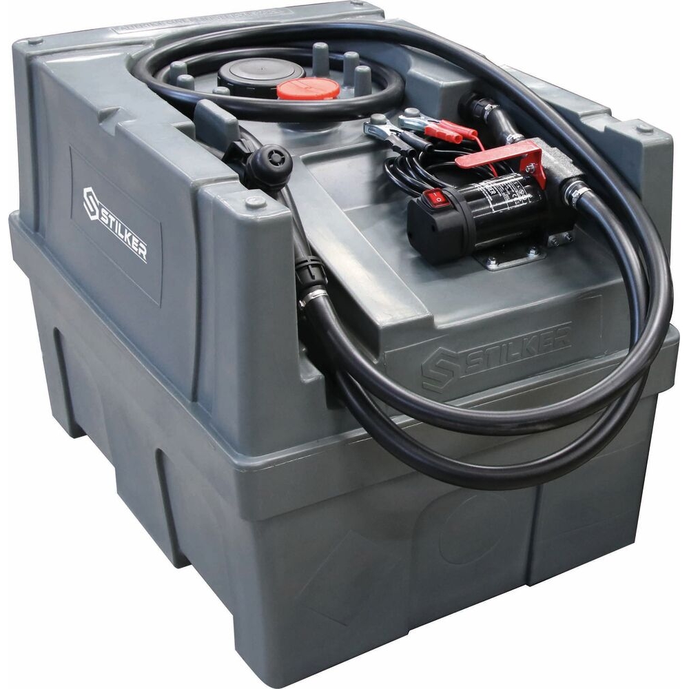 Cuve de ravitaillement gasoil PE 200L avec kit pompe &agrave; gasoil 12V 40 l/min STILKER - 08612