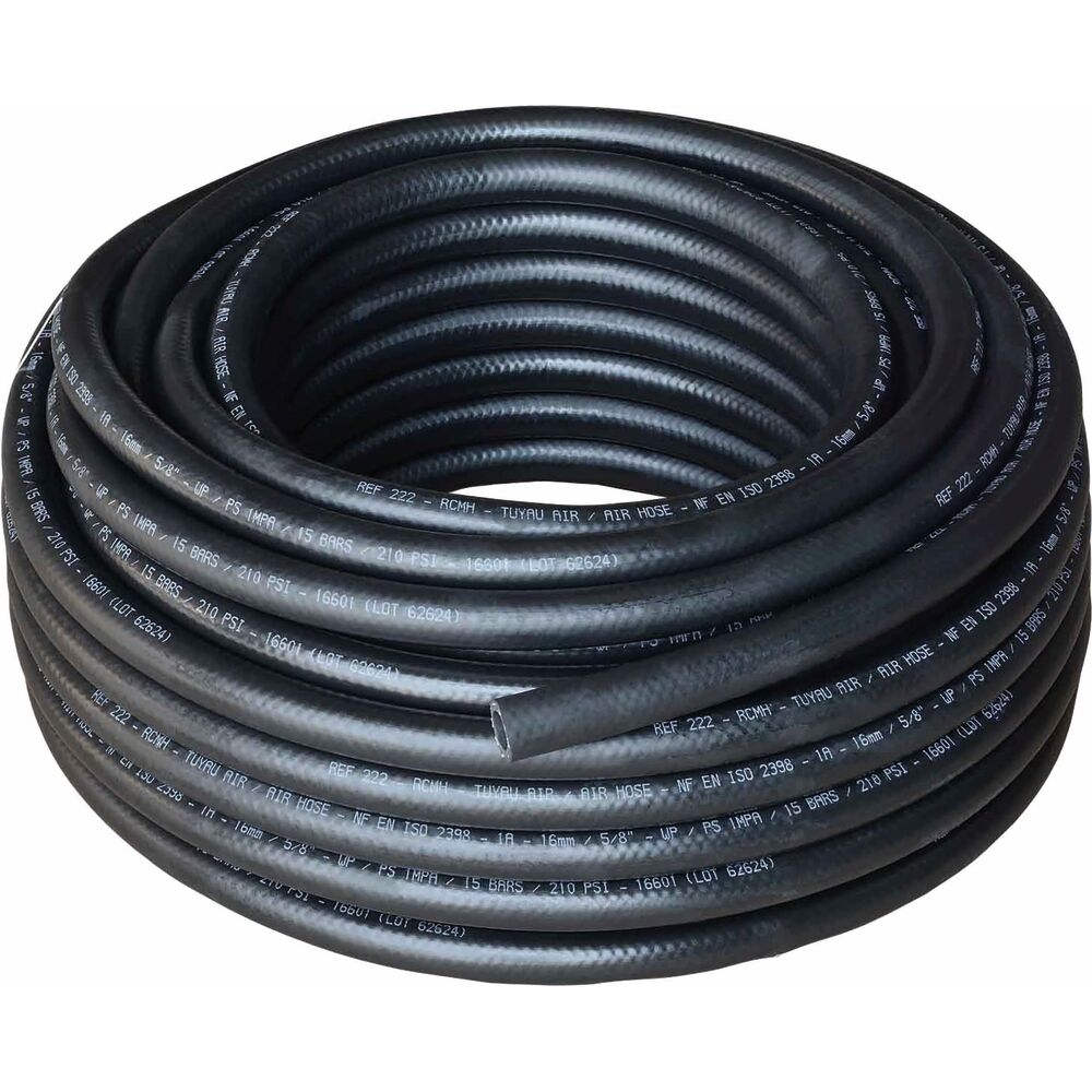 Tuyau air comprimé en caoutchouc 15 bar 10x17mm 20m DRAKKAR - 09508