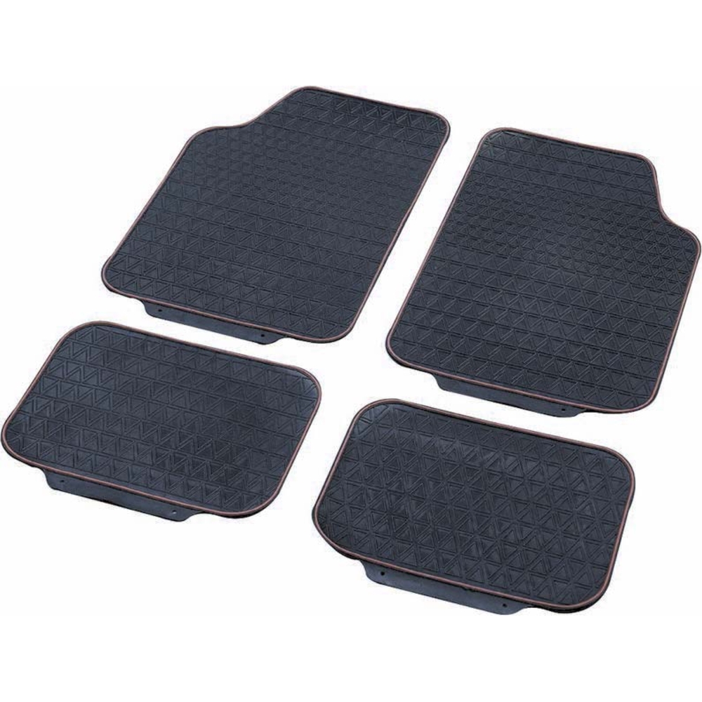 TAPIS CAOUTCHOUC 4PCS 60X40 + 30X40 - DRAKKAR TOOLS - 9700