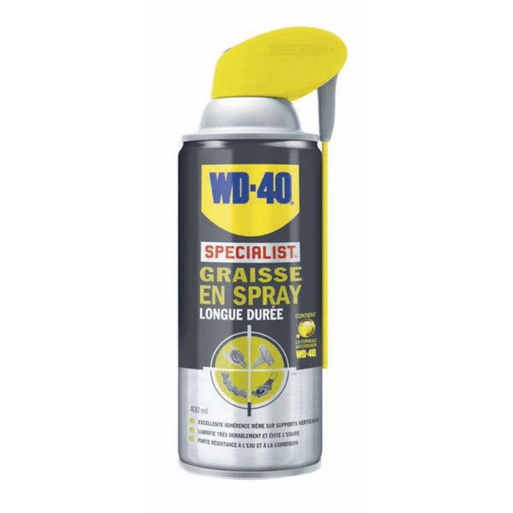 Aerosol specialist graisse en spray longue duree 400ml WD-40 - 09972