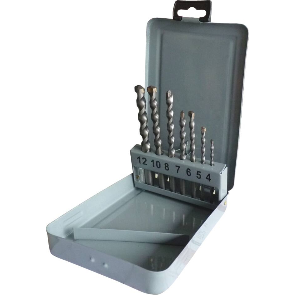 Foret béton de 4 à 12mm - coffret de 7 pcs STILKER - 15276