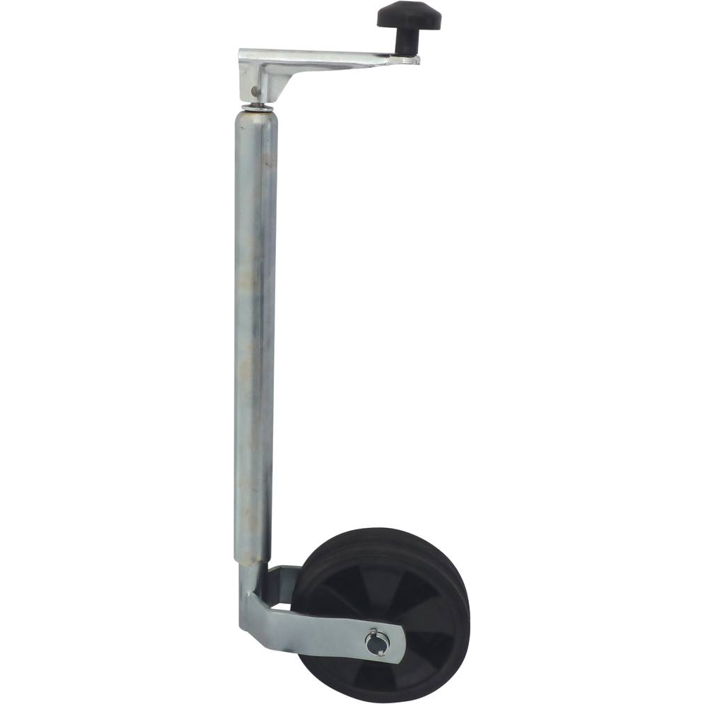 Roue jockey jante PVC 35mm course de 230mm 80kg - 17548