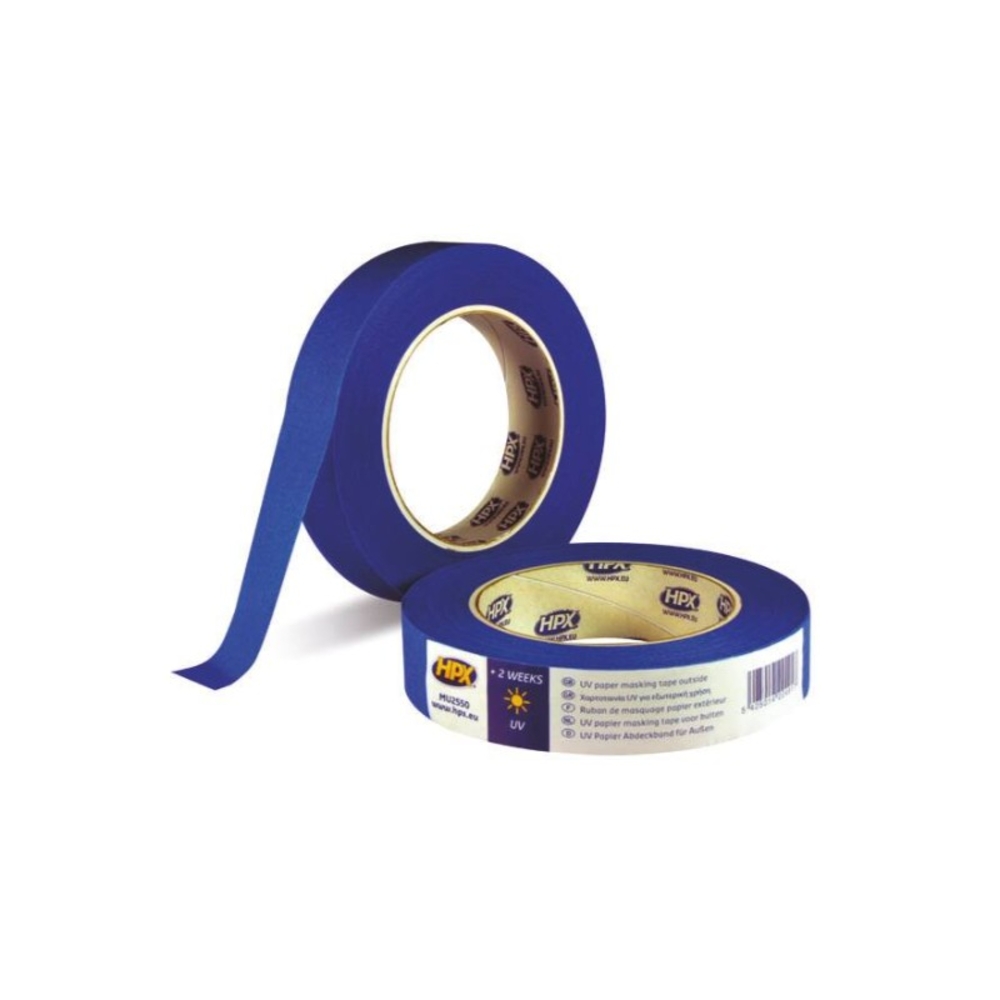Ruban masquage uv bleu 25mmx50m HPX - 20522