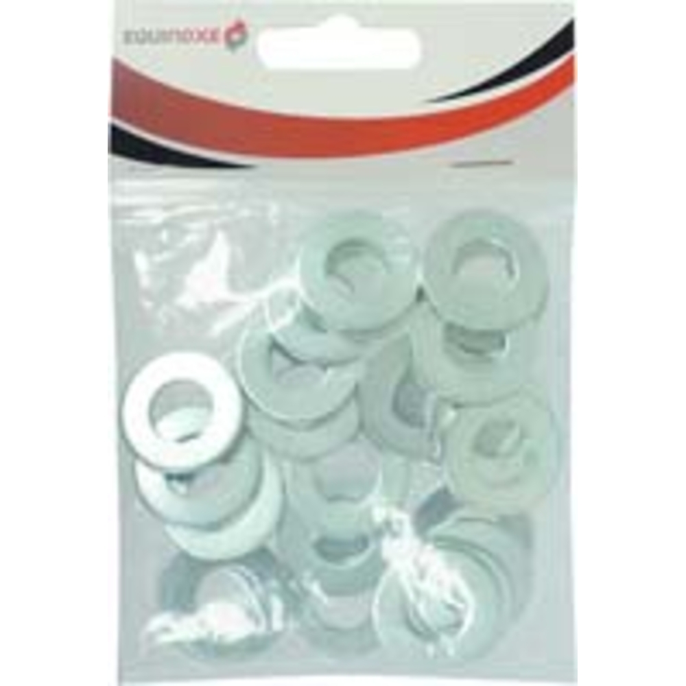 Sachet 50 rondelles plate extra large ll zingue nfe 25513 diam 24 ext/diam 6 int - 2661550
