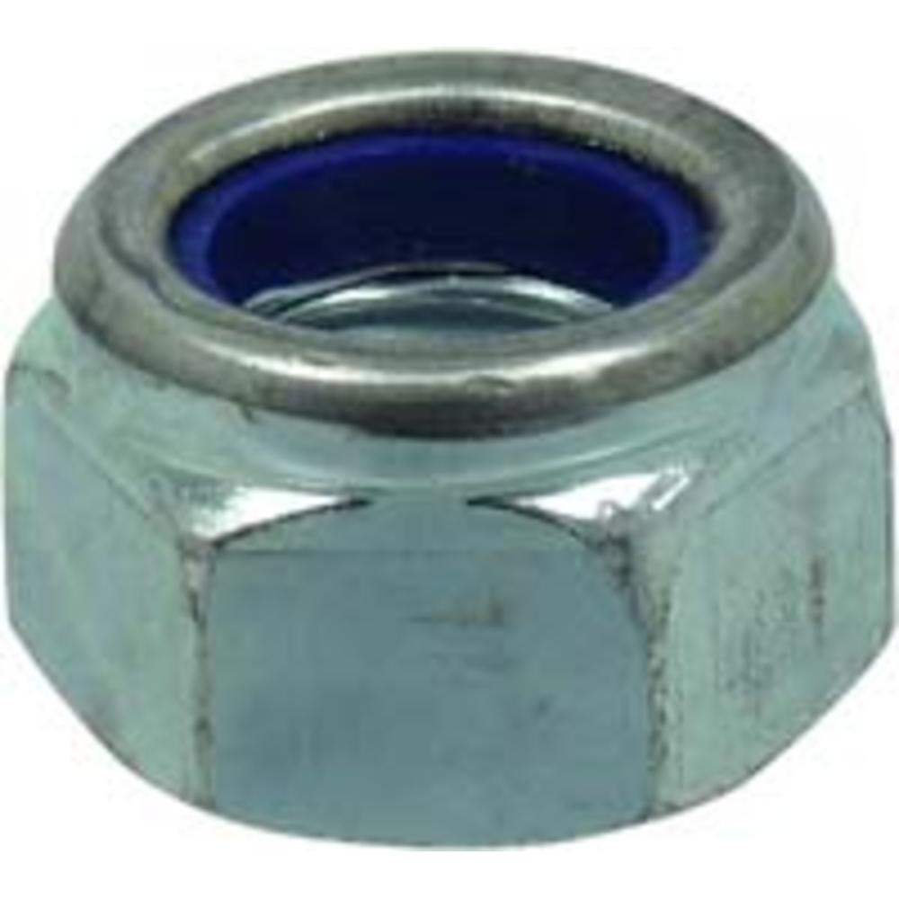 Sachet 25 ecrous hexagonal autofreine z blanc din 985 diam 10 - 2669825