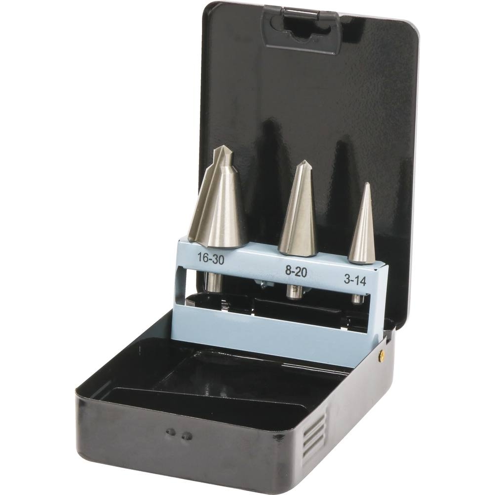 Foret conique sur tige de 6/8/10mm 14 à 30mm - coffret de 3 pcs SCHNEIDER ELECTRO - 50607