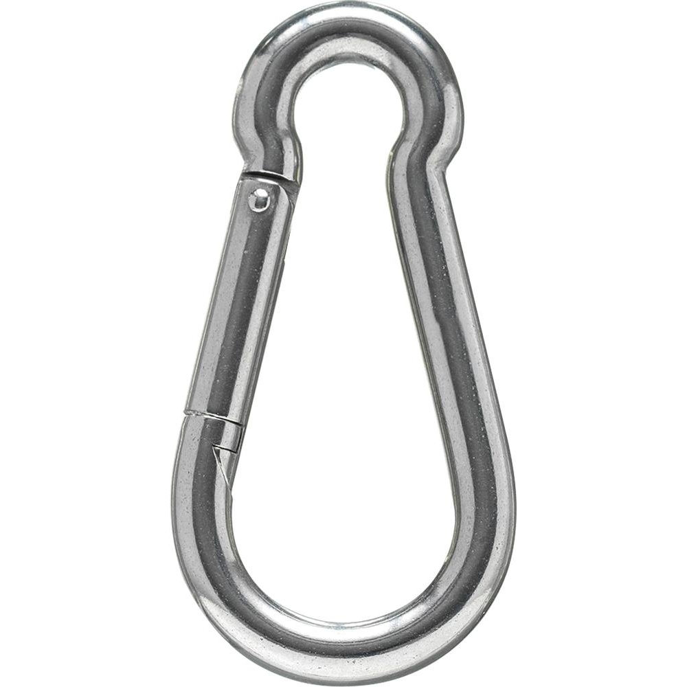 Mousqueton en acier inox 50mm - sachet de 4 - KLIPPER - 75599.04