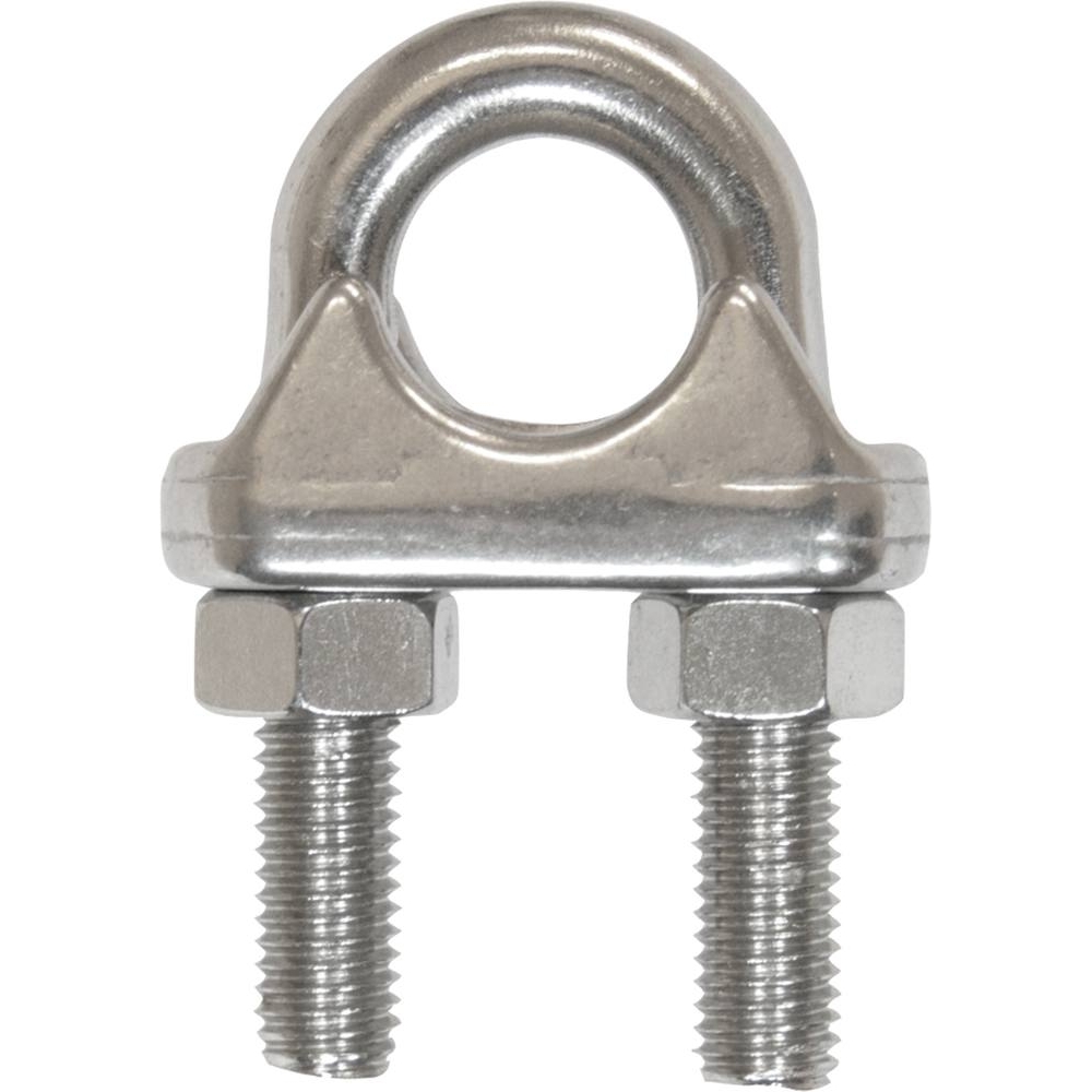 Serre-câble étrier en inox 10mm - sachet de 4 - KLIPPER - 75652.04