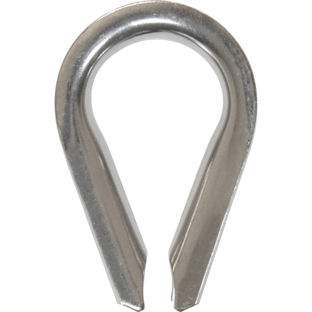 Cosse cœur en acier inox pour câble de 10mm - sachet de 4 - KLIPPER - 75700.04