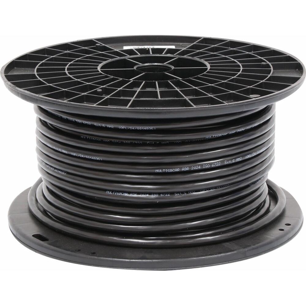 Câble multi-conducteur ADR 5x1,50mm² noir - bobinot de 50m GREGOIRE ET BARILLEAU - 78256