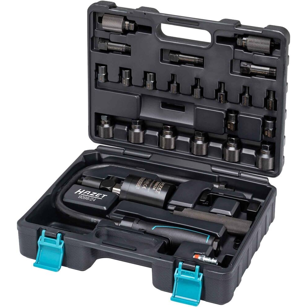 Extracteur d'injecteurs pneumatique - Coffret de 24 pcs HAZET - HZ258086