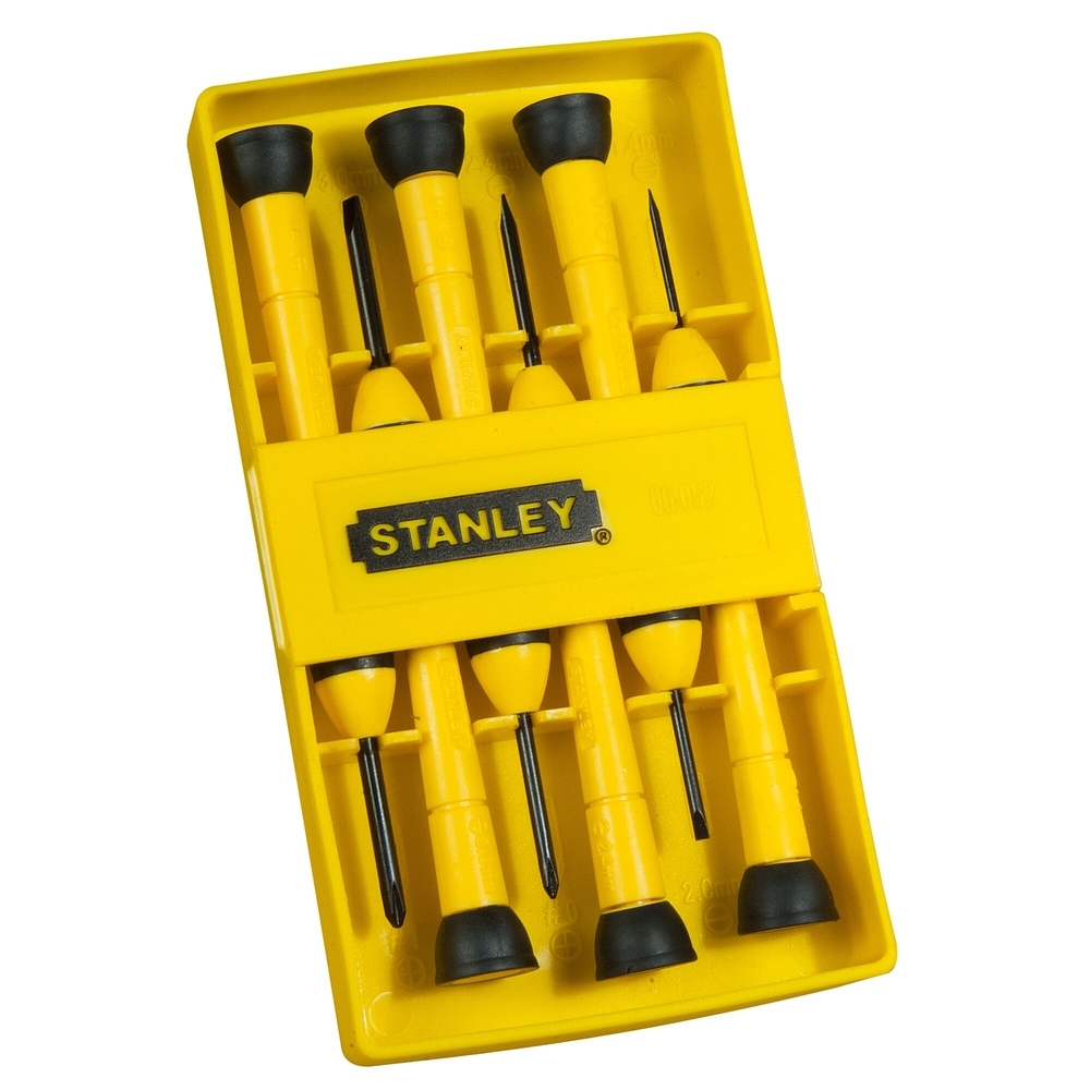 Tournevis horloger bi-matière coffret 6 pièces - 0-66-052 - STANLEY