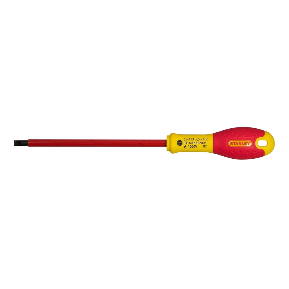 Tournevis d'électricien isolé 1000 V 5,5 x 150 mm - Fatmax  - 1-65-413 - STANLEY FATMAX