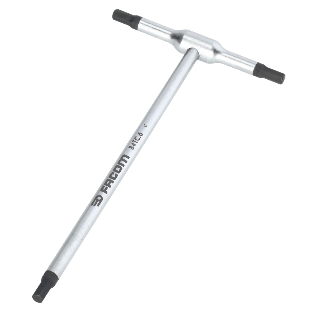 Jeu de 6 clés en T avec barre coulissante - FACOM - 84TC.6